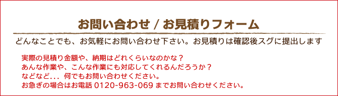 お問い合わせについて